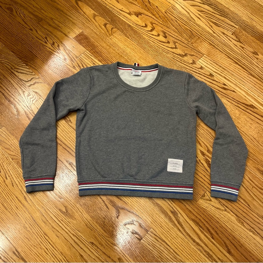 Thom Browne Classic Striped Crewneck Sweater Size 0 US XS